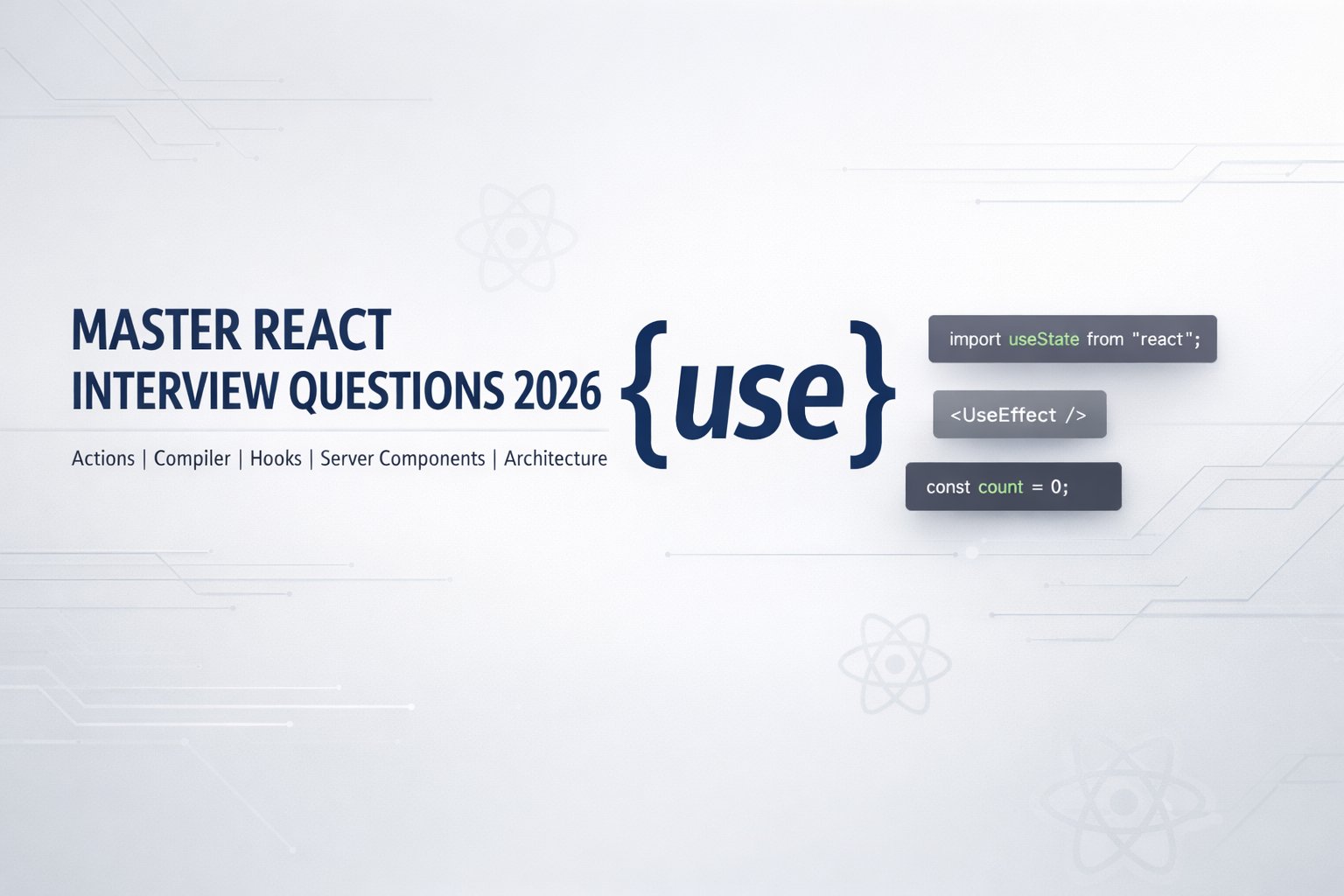 React Interview Guide: Master Modern React in 2026 | ShareTech